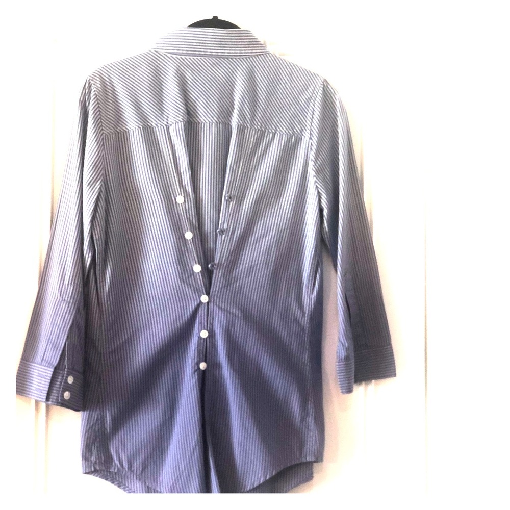 Elizabeth & James Button Back Button Down Ombre